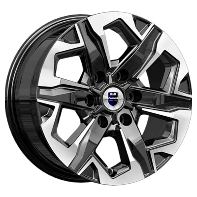 Диски K&K 7.5x17/6x139.7 ET38 D67.1 Тейт (КС1050) Алмаз черный