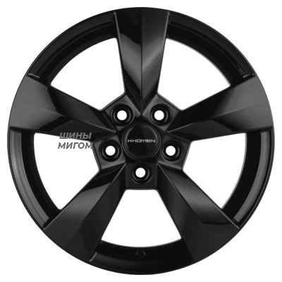 Khomen Wheels 6x15/5x100 ET43 D57.1 KHW1504 (Fabia) Black