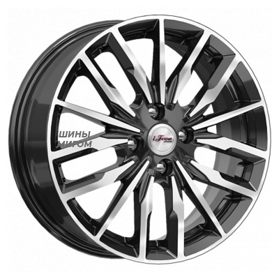 Диски iFree 6x16/4x100 ET41 D60.1 Миконос Блэк Джек