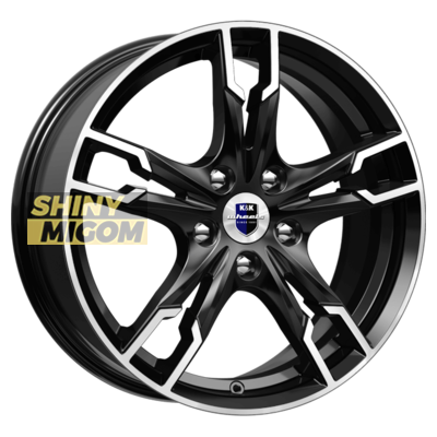 Диски K&K 7x17/5x114.3 ET40 D66.1 Солар (КС875) Алмаз черный SK