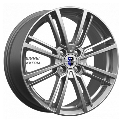 K&K 7x17/5x108 ET50 D63.4 Эрфурт дарк платинум