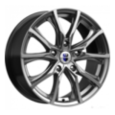 Диски K&K 7.5x17/5x112 ET47 D66.6 Твист-оригинал (КС697М) Дарк платинум