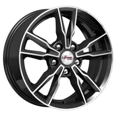 Диски iFree 6.5x16/5x114.3 ET50 D66.1 Икигай Блэк Джек