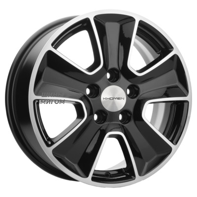 Диски Khomen Wheels 6.5x16/5x114.3 ET46 D67.1 KHW1601 (ASX) Black-FP