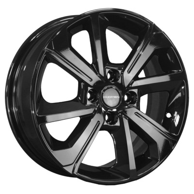 Диски Khomen Wheels 6x15/4x98 ET36 D58.6 KHW1501 (Lada Granta) Black-FP