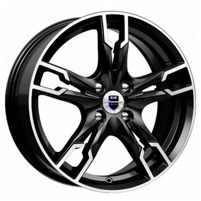 Диски K&K 7x17/5x112 ET50 D66.6 Солар (КС875) Алмаз черный SK