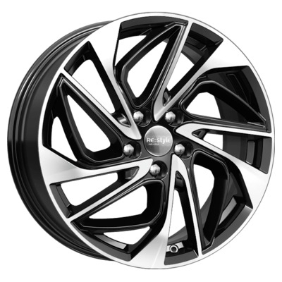 Диски K&K 7x18/5x114.3 ET45 D66.1 КС883 Алмаз черный SK