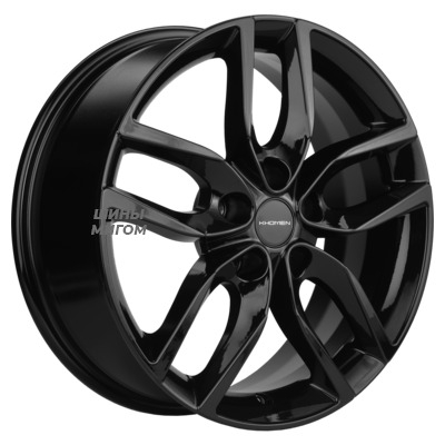 Диски Khomen Wheels 6.5x17/5x114.3 ET37 D66.5 KHW1708 (Haval Jolion) Black-FP