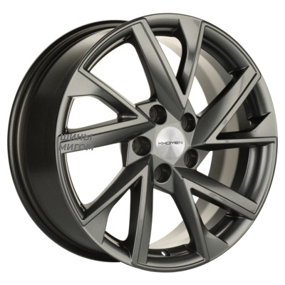 Диски Khomen Wheels 7x17/5x110 ET46 D63.3 KHW1714 (Changan CS35 Plus) Gray