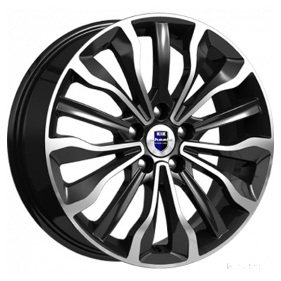 Диски K&K 6.5x17/5x114.3 ET40 D67.1 Атакама (КС756) Алмаз черный