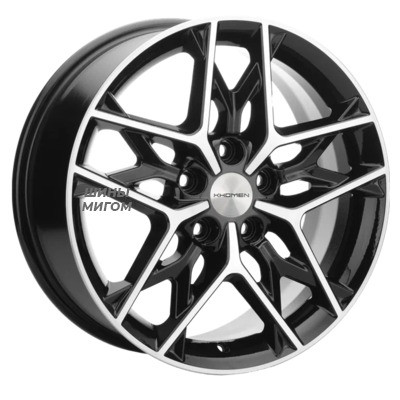 Диски Khomen Wheels 7x17/5x108 ET50 D63.4 KHW1709 (Ford C-Max) Black-FP