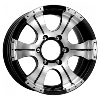 Диски K&K 7x15/6x139.7 ET20 D110.1 Байконур (КС473) Алмаз черный