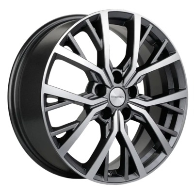 Диски Khomen Wheels 7x18/5x114.3 ET45 D60.1 KHW1806 (Changan/Geely/Lexus/Suzuki/Toyota) Gray-FP