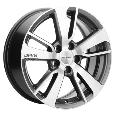Khomen Wheels 7x17/5x114.3 ET43.5 D67.1 KHW1704 (Hyundai Tucson IV/Kia Sportage V) Gray-FP