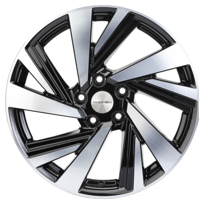 Диски Khomen Wheels 7.5x18/5x114.3 ET45 D66.1 KHW1801 (Teana/X-trail) Black-FP
