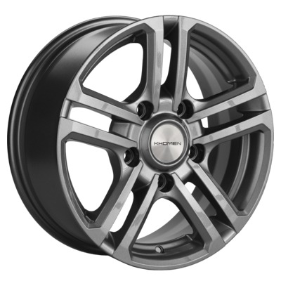 Диски Khomen Wheels 6.5x16/5x139.7 ET35 D98.5 KHW1602 (Niva 4x4 Bronto) Gray