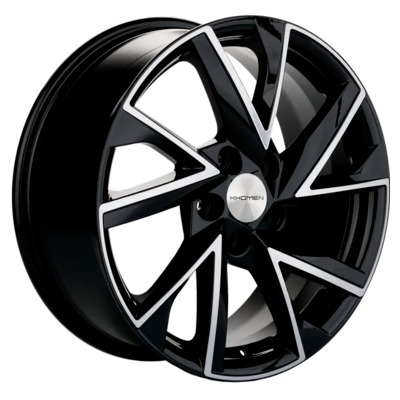 Диски Khomen Wheels 7x17/5x108 ET45 D60.1 KHW1714 (Chery Tiggo 3 / Chery Tiggo 3pro) Black-FP
