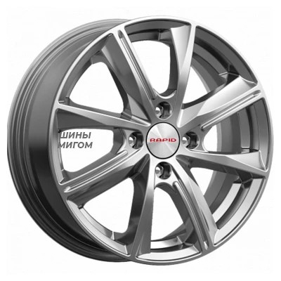 K&K 7x16/5x100 ET38 D67.1 Арнар дарк платинум