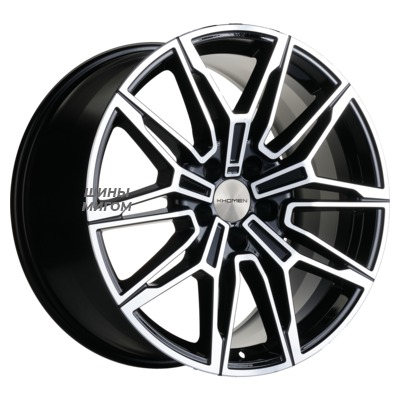 Khomen Wheels 8.5x19/5x112 ET30 D66.6 KHW 1904 BLACK-FP