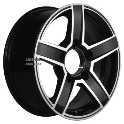 Диски Khomen Wheels 6.5x16/5x139.7 ET35 D98.5 KHW1614 (Niva 4x4 Bronto) Black-FP