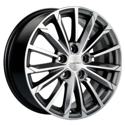 Диски Khomen Wheels 6.5x16/5x112 ET39.5 D66.6 KHW1611 (Actyon) Black-FP