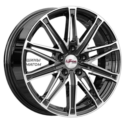 Диски iFree 6.5x17/5x108 ET45 D63.4 Виар (КС1065) Блэк Джек