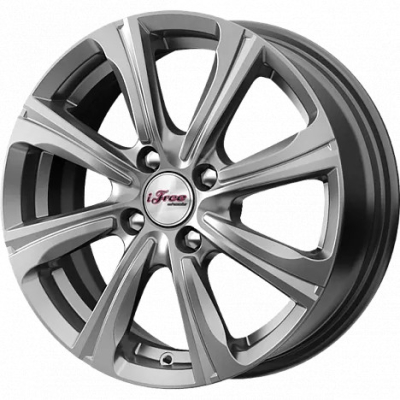 Диски iFree 6x15/4x100 ET35 D67.1 Апероль хай_вэй