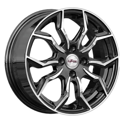 Диски iFree 6x15/4x100 ET37 D60.1 Бохо Блэк Джек