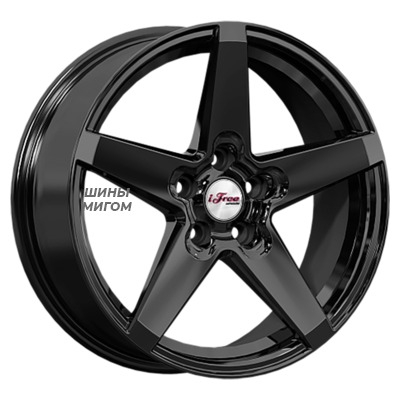 Диски iFree 6.5x17/5x114.3 ET37 D66.6 Токен (КС1127) BK