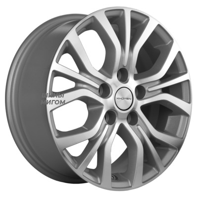 Диски Khomen Wheels 6.5x16/5x114.3 ET45 D54.1 KHW1608 (Geely Coolray) F-Silver-FP