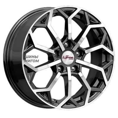 Диски iFree 6.5x16/5x105 ET38 D56.6 Спейс-Нидл Блэк Джек