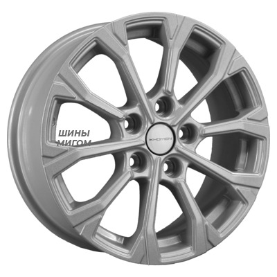 Диски Khomen Wheels 6.5x16/5x114.3 ET45 D60.1 KHW1605 (Toyota/Suzuki) F-Silver