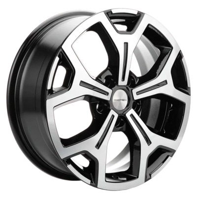 Диски Khomen Wheels 6.5x17/5x108 ET33 D60.1 KHW1710 (Chery tiggo 7pro) Black