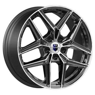 Диски K&K 7x17/5x114.3 ET38 D67.1 Юнион (КС1025) Алмаз черный