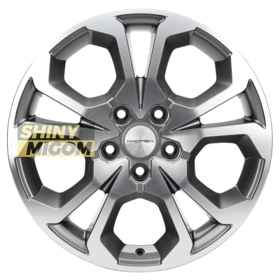 Диски Khomen Wheels 6.5x17/5x114.3 ET50 D66.1 KHW1711 (Arkana/Kaptur) Gray