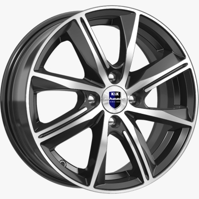 Диски K&K 6x15/4x98 ET35 D58.5 Арнар (КС890) Алмаз черный SK