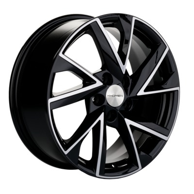 Диски Khomen Wheels 7x17/5x108 ET40 D60.1 KHW1714 (Chery tiggo 7pro) Black-FP