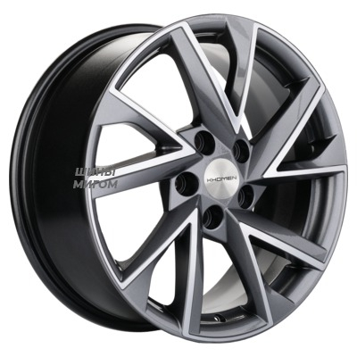 Диски Khomen Wheels 7x17/5x108 ET40 D54.1 KHW1714 (Jac/Москвич 3) Gray-FP