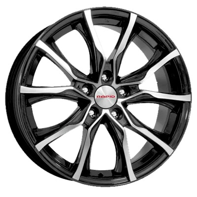 Диски K&K 7.5x17/5x108 ET47 D60.1 Твист (КС697М) Алмаз черный