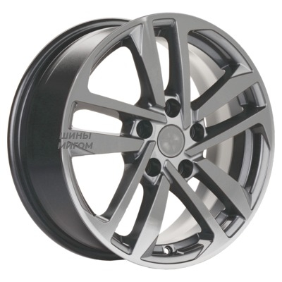 Khomen Wheels 6.5x16/5x112 ET46 D57.1 KHW1612 (Octavia A7) Gray