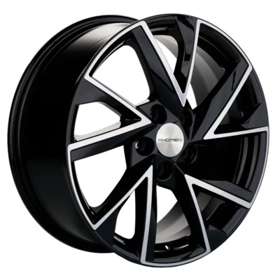 Диски Khomen Wheels 7x17/5x110 ET40 D67.1 KHW1714 (Evolute i-Joy) Black-FP