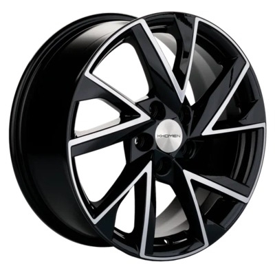 Диски Khomen Wheels 7x17/5x108 ET40 D54.1 KHW1714 (Москвич 3) Black-FP