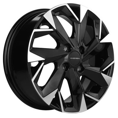 Диски Khomen Wheels 5.5x14/4x100 ET43 D67.1 KHW1402 (Solaris/Rio) Black-FP