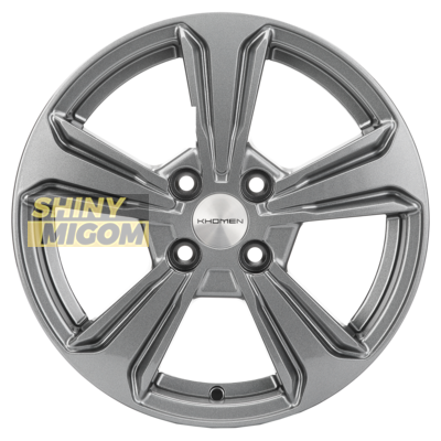 Диски Khomen Wheels 6x15/4x100 ET48 D54.1 KHW1502 (Solaris I) Gray