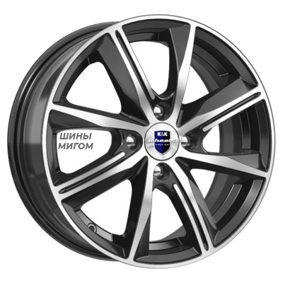 Диски K&K 6x15/4x100 ET40 D60.1 Арнар-оригинал (КС890) Дарк платинум