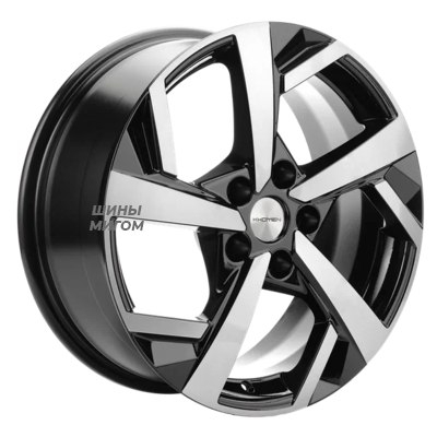 Диски Khomen Wheels 7x17/5x110 ET40 D67.1 KHW1712 (Evolute i-Joy) Black-FP