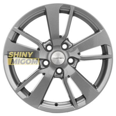 Диски Khomen Wheels 7x17/5x114.3 ET38 D67.1 KHW1704 (Outlander) Gray-FP