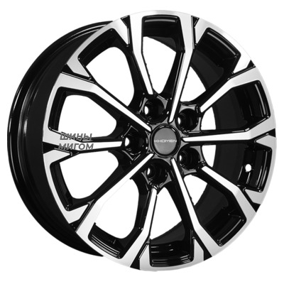 Диски Khomen Wheels 6.5x16/5x112 ET40 D66.6 KHW1605 (MB C-Class) Black-FP
