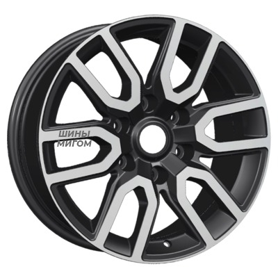 Диски Khomen Wheels 8x17/6x139.7 ET38 D67.1 KHW1723 (L200) Black-FP