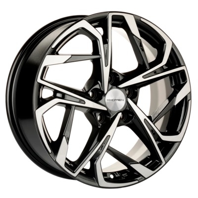 Диски Khomen Wheels 7x17/5x114.3 ET45 D67.1 KHW1716 (CX-5/i40/X-Trail) Black-FP